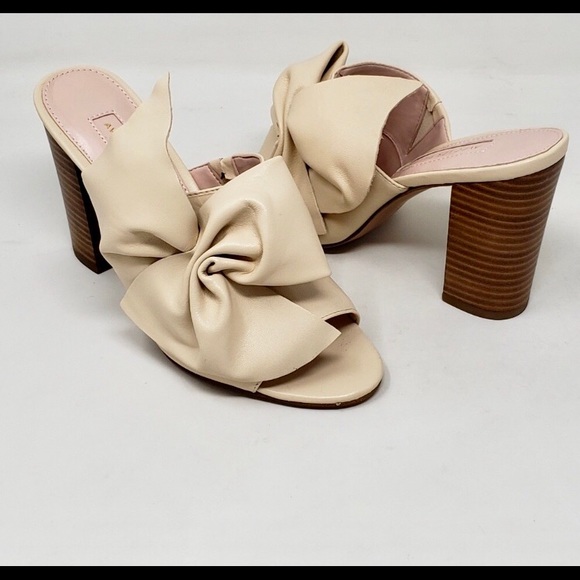 NWT Avec Les Filles Marie Leather Slide Sandal - Picture 2 of 6